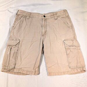 Carhartt Force Cargo Short Khaki Tan Size 34